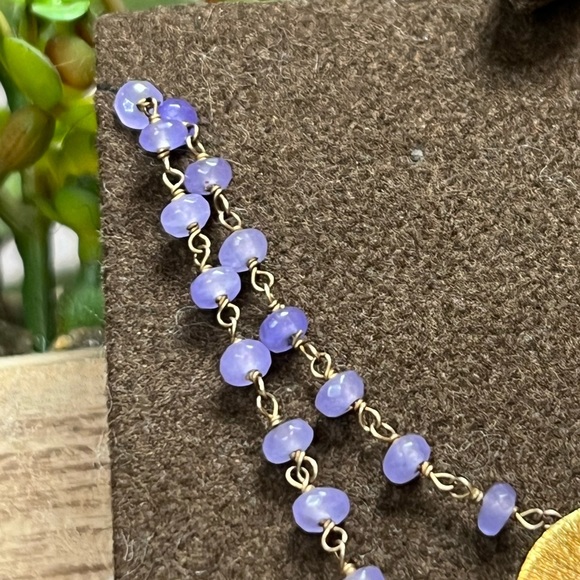 VTG| Amethyst Bead Clover Necklace 💜✨ - Picture 6 of 7